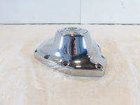 Harley Twin Cam Touring Softail Dyna Chrome Logo Right Engine Cam Gear Cover - C3 Cycle