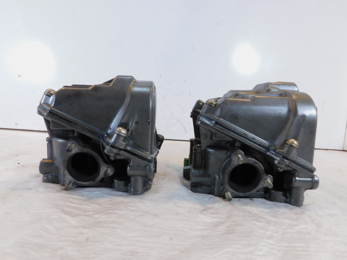 2000-2003 Aprilia SL1000 Falco Engine Front/Rear Cylinder Heads w/ Valves - C3 Cycle