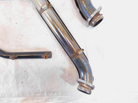 01 2001 Indian Gilroy Scout Chrome Front & Rear Exhaust Header Pipe Mufflers