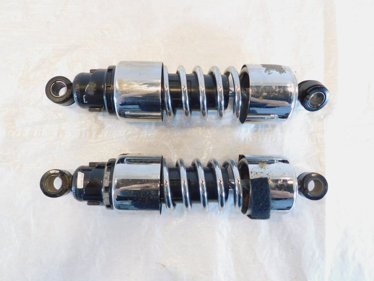 Harley Davidson Sportster 883 & 1200 Chrome Rear Shock Absorbers Pair 11.5" - C3 Cycle