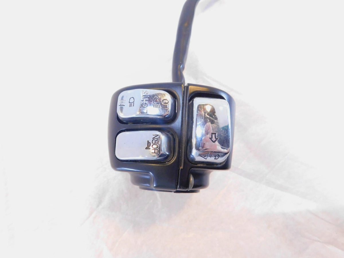 Harley Davidson Softail Dyna Sportster Left Handlebar Horn Turn Signal Switches - C3 Cycle