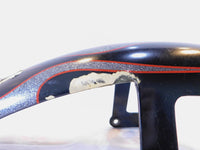 Harley Davidson Dyna Wide Glide Flames Custom Style Front Wheel Cover Fender - C3 Cycle