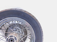 Harley Davidson Sportster Softail & Dyna 16" Chrome Laced Rear Wheel Rim - Bent - C3 Cycle