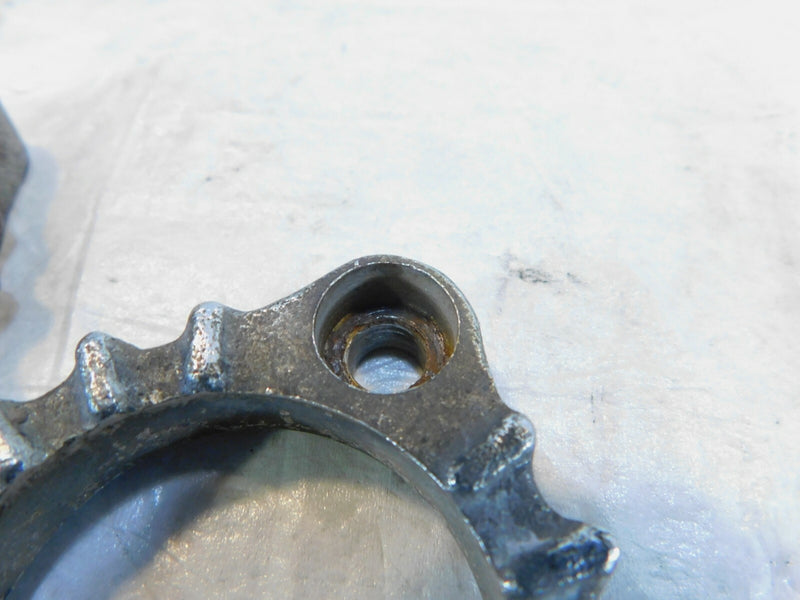 (2) Yamaha XS750 Special XS850 Exhaust Header Pipe Nut Ring Flange Mounts