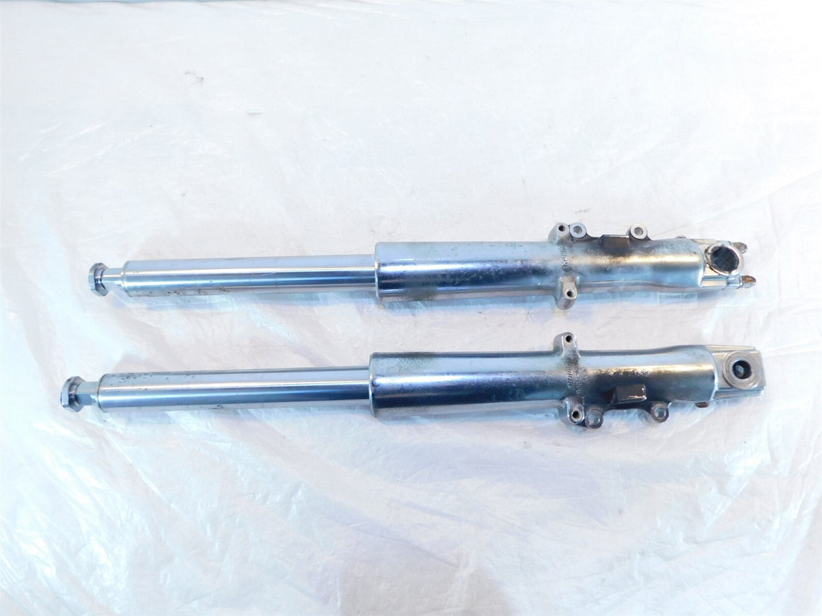 02-08 Harley Davidson Touring Road King Classic Chrome Left Right Front Forks - C3 Cycle