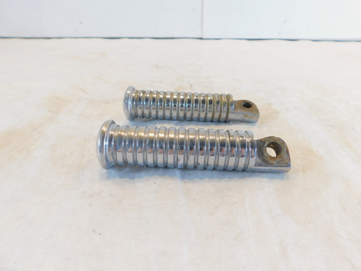 Harley Davidson FXR Dyna Sportster Softail Left & Right Footpegs Footrests - C3 Cycle