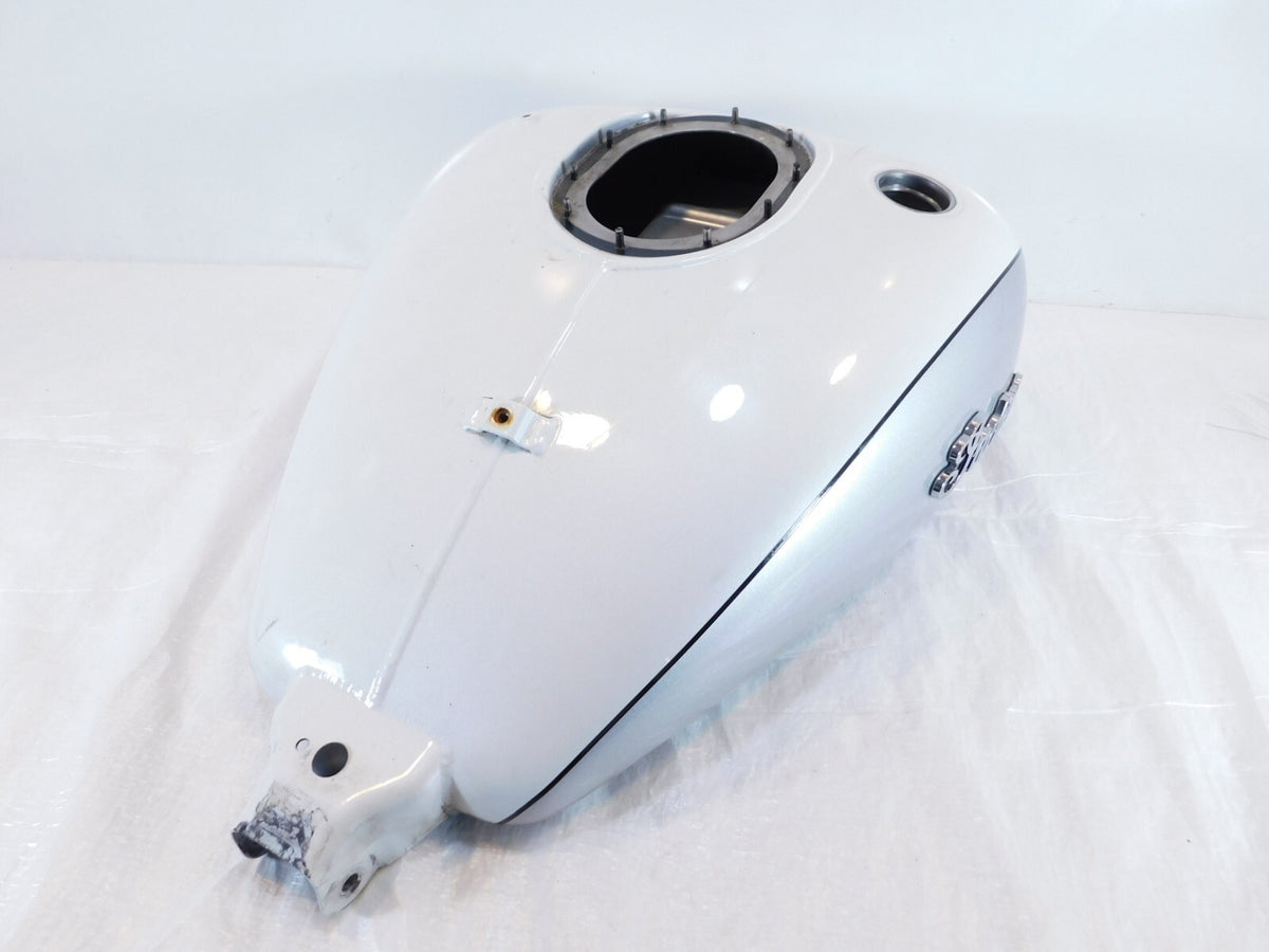 18-19 Indian Roadmaster Elite White & Silver Fuel Gas Petrol Tank Reservoir Cell - C3 Cycle