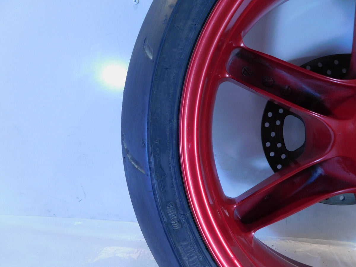 Buell XB9R XB12R Firebolt & Lightning & 1125 Red Mag Rear Wheel Rim & Tire - C3 Cycle