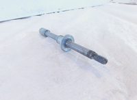 86-19 Suzuki Savage 650 LS650 Boulevard S40 Front Wheel Axle Shaft Bolt & Spacer - C3 Cycle