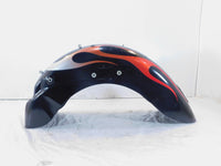 2005 05 Honda VT1100C2 Shadow Sabre 1100 Black Flames Rear Wheel Cover Fender - C3 Cycle