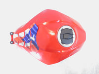 2020 & 2021 Kawasaki Ninja 400 EX400 ABS Red Gas Petrol Fuel Tank Cell Reservoir - C3 Cycle