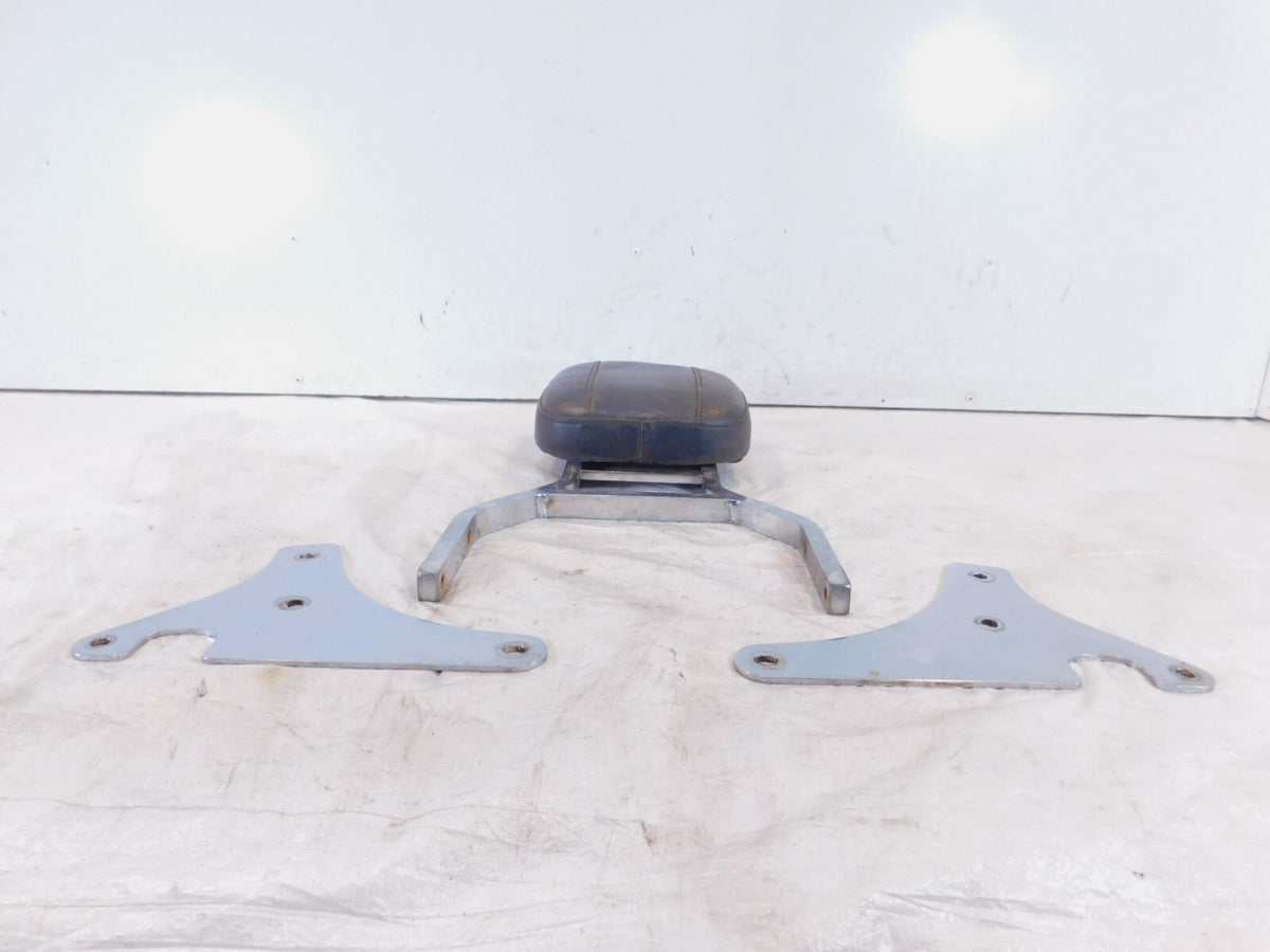 Kawasaki VN800 Vulcan 800 Classic Chrome Rear Backrest Sissybar & Mount Brackets - C3 Cycle