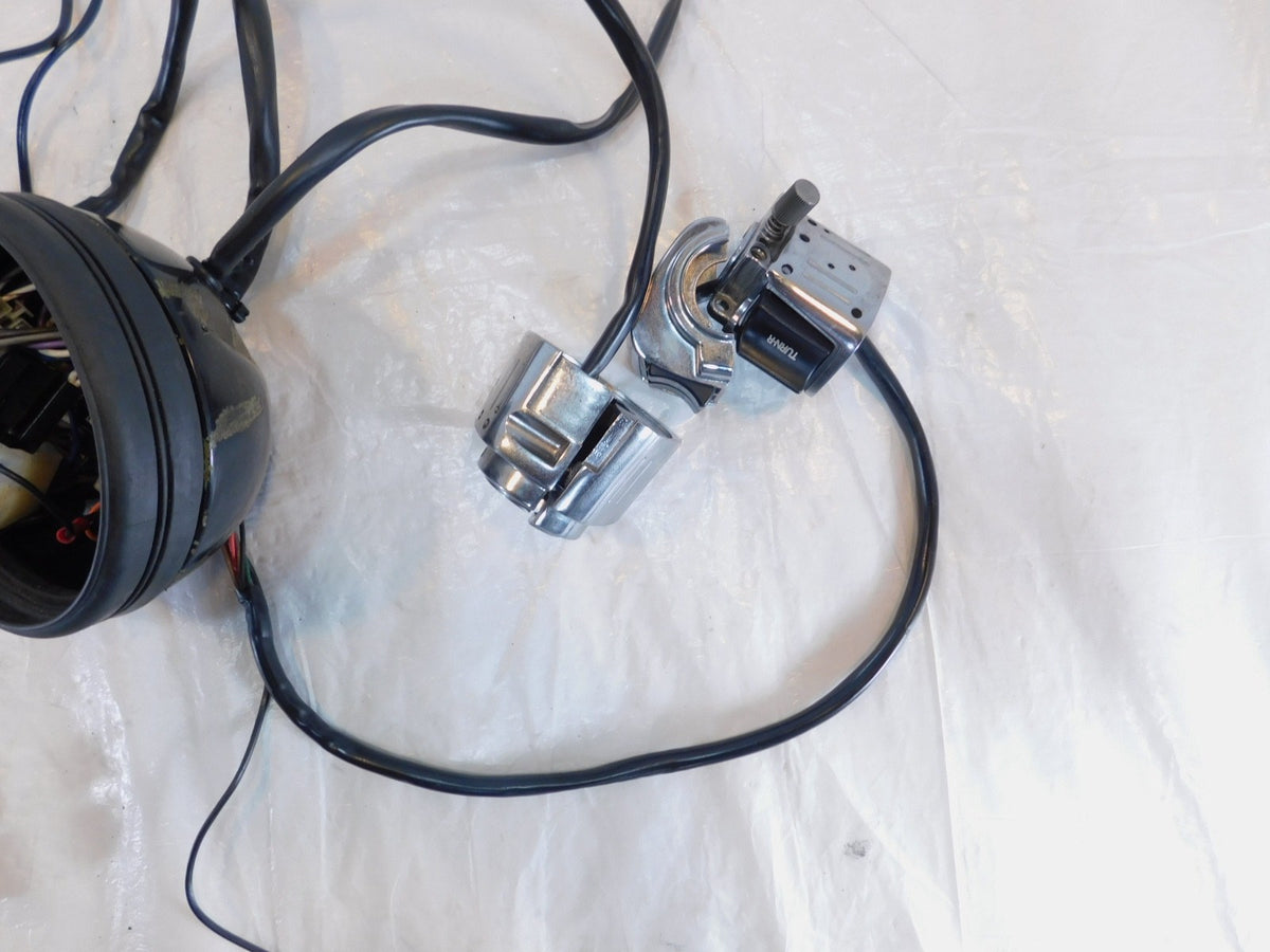 Harley Davidson Sportster 883 1100 & 1200 Wire Wiring Harness Headlight & Switch - C3 Cycle