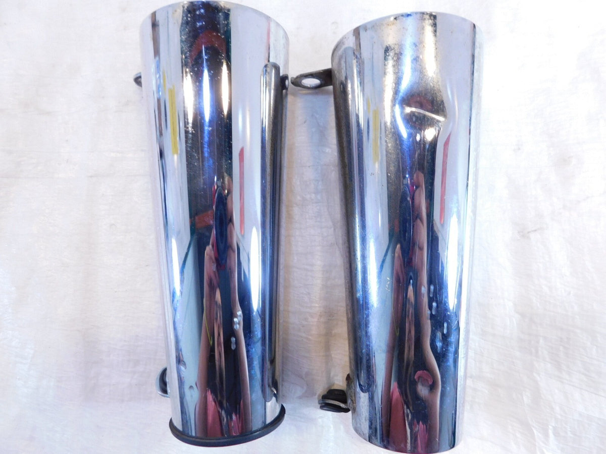 Kawasaki VN1500 Vulcan 1500 Classic Nomad Fi Front Fork Shield Cover Guards - C3 Cycle