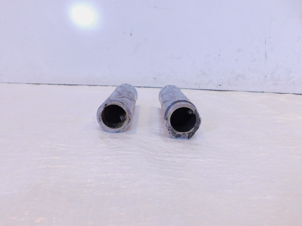 Harley Davidson Dyna Sportster & Softail Chrome Left Right Handlebar Hand Grips - C3 Cycle