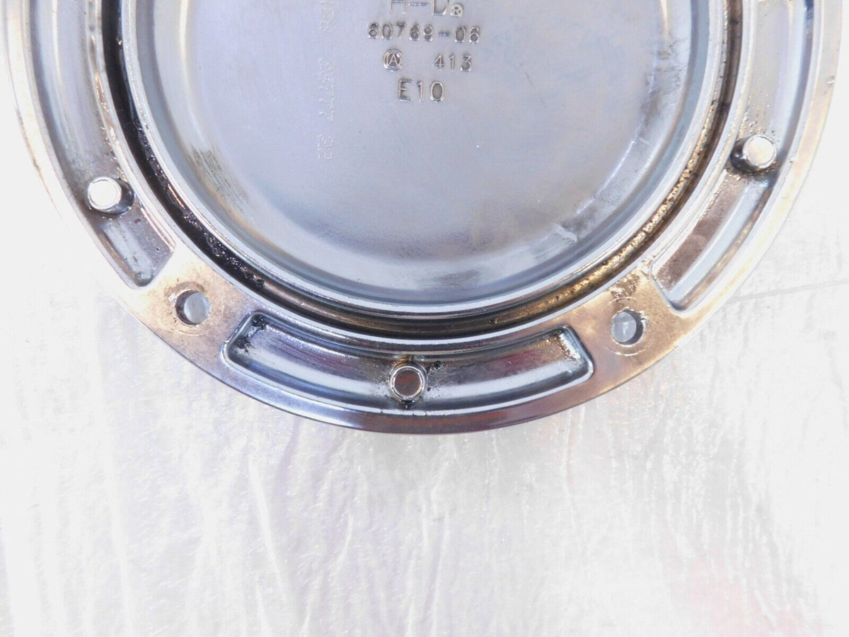 Harley Davidson Twin Cam Softail & Dyna Left Engine Chrome Derby Clutch Cover - C3 Cycle