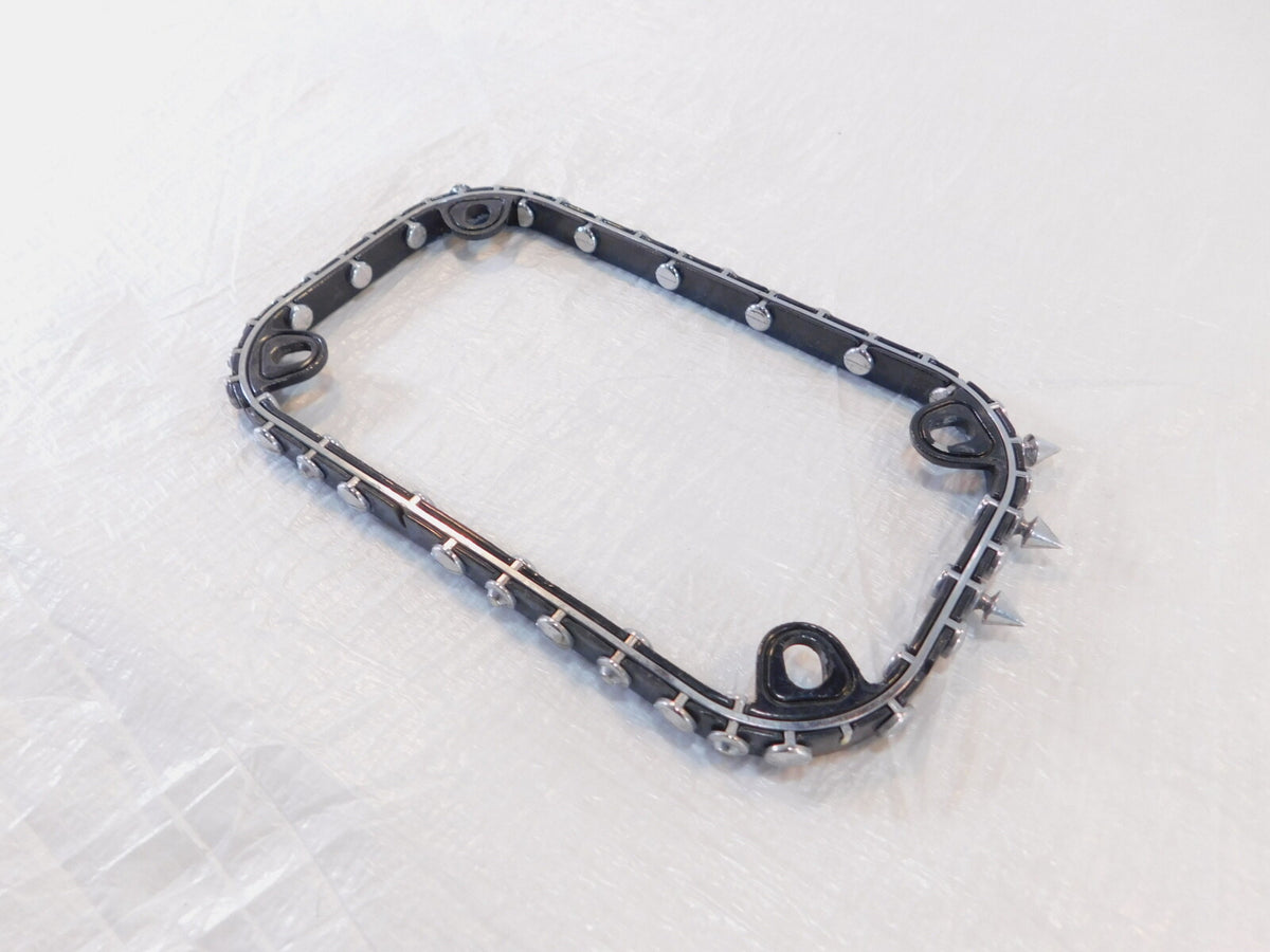 Honda Shadow 1100 VT1100C2 Sabre Studded Rear Tail License Plate Tag Frame Trim - C3 Cycle