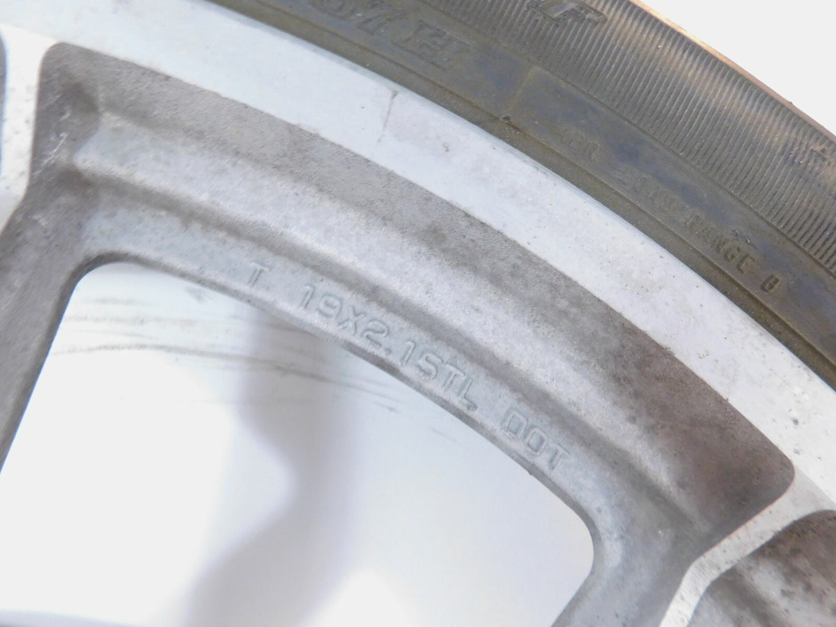 1996-1999 Harley Sportster 883 & 1200 Silver Dual Disc Front Wheel Rim & Rotors - C3 Cycle