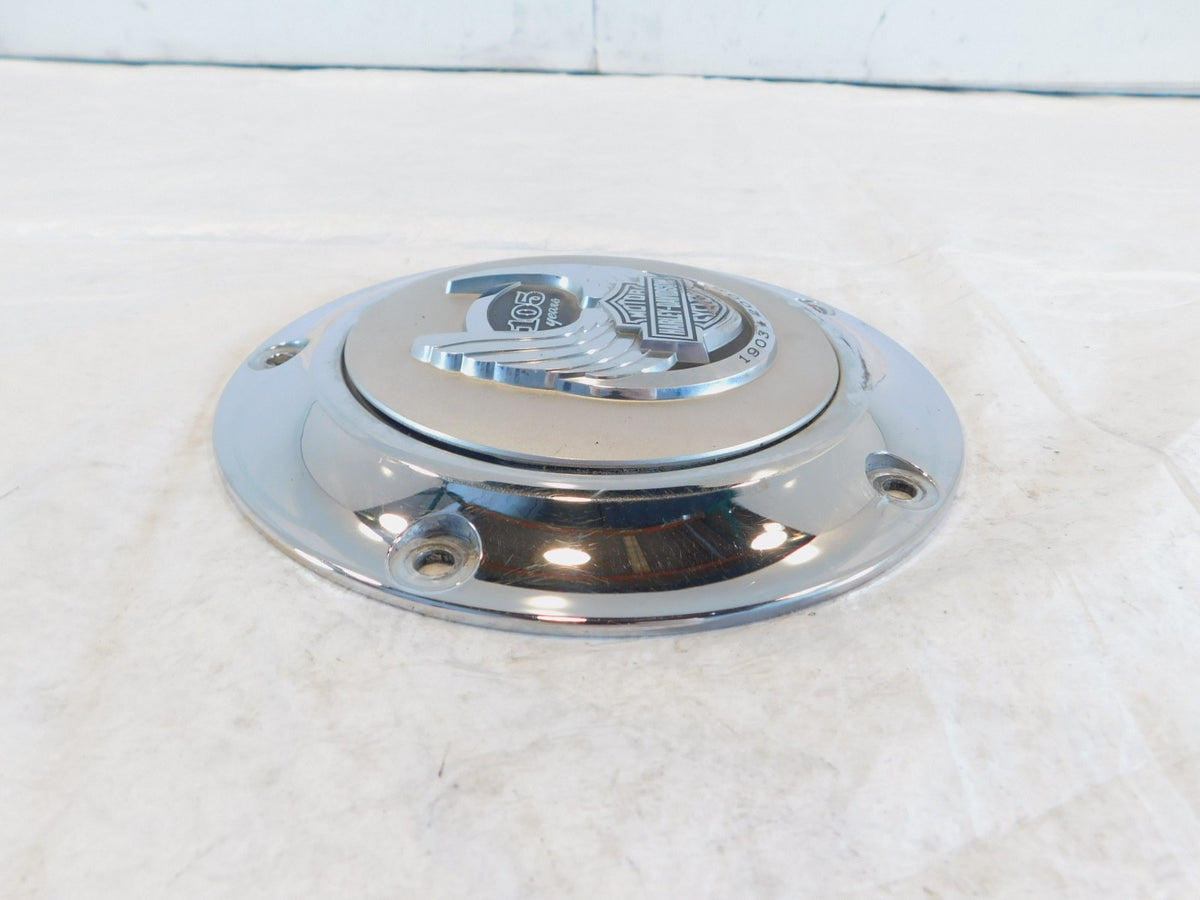 Harley Twin Cam Softail & Dyna 105th Anniversary Left Clutch Derby Engine Cover - C3 Cycle