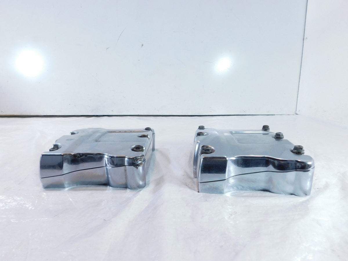 Harley Davidson Touring Dyna & Softail Chrome Cylinder Head Rocker Boxes