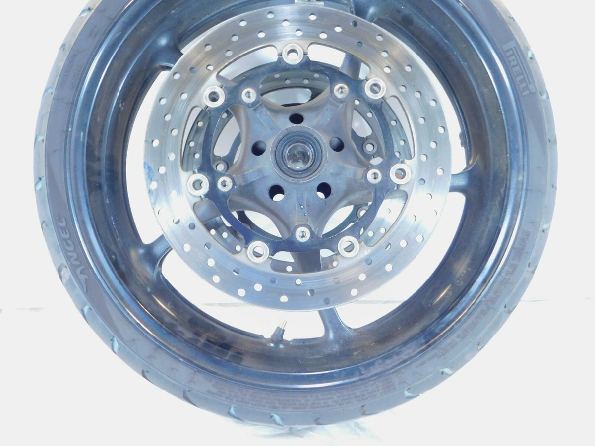 Yamaha YZFR6S YZF R6S & YZFR6 R6 & FZ6 FZ-6 Front Drive Wheel Rim Tire & Rotors - C3 Cycle