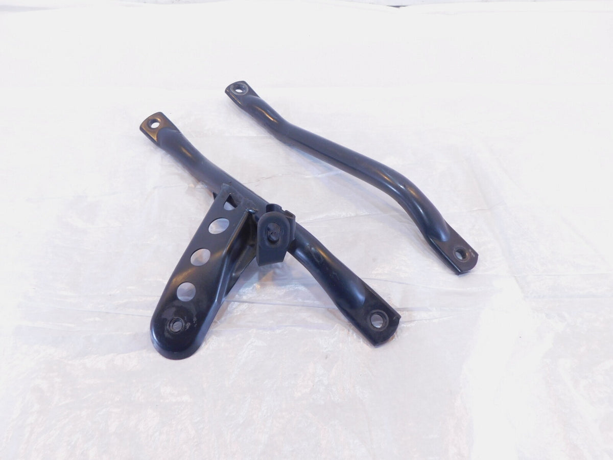 2005-2008 BMW R1200 ST R1200ST Black Left/Right Front Frame Support Mount Rods - C3 Cycle