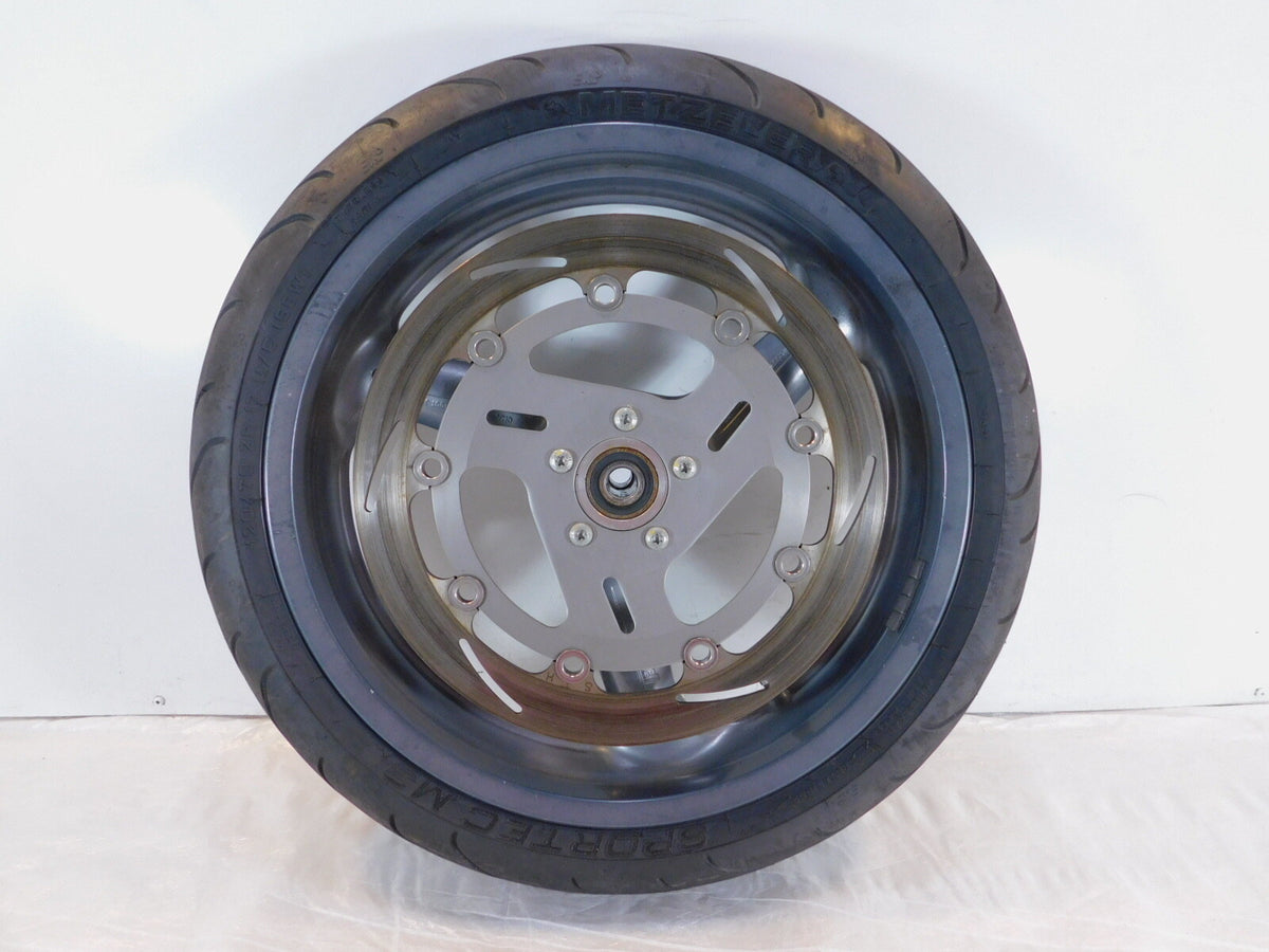 2000 Buell M2 Cyclone Cast Front Wheel Rim & Tire w/ Brake Disc Rotor - C3 Cycle