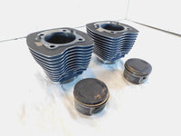 Harley Davidson Twin Cam Touring Dyna & Softail Engine Pistons & Black Cylinders - C3 Cycle