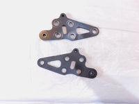 Pair Black 2008-2016 Polaris Victory Vision Engine Motor Mount Rear Brackets - C3 Cycle