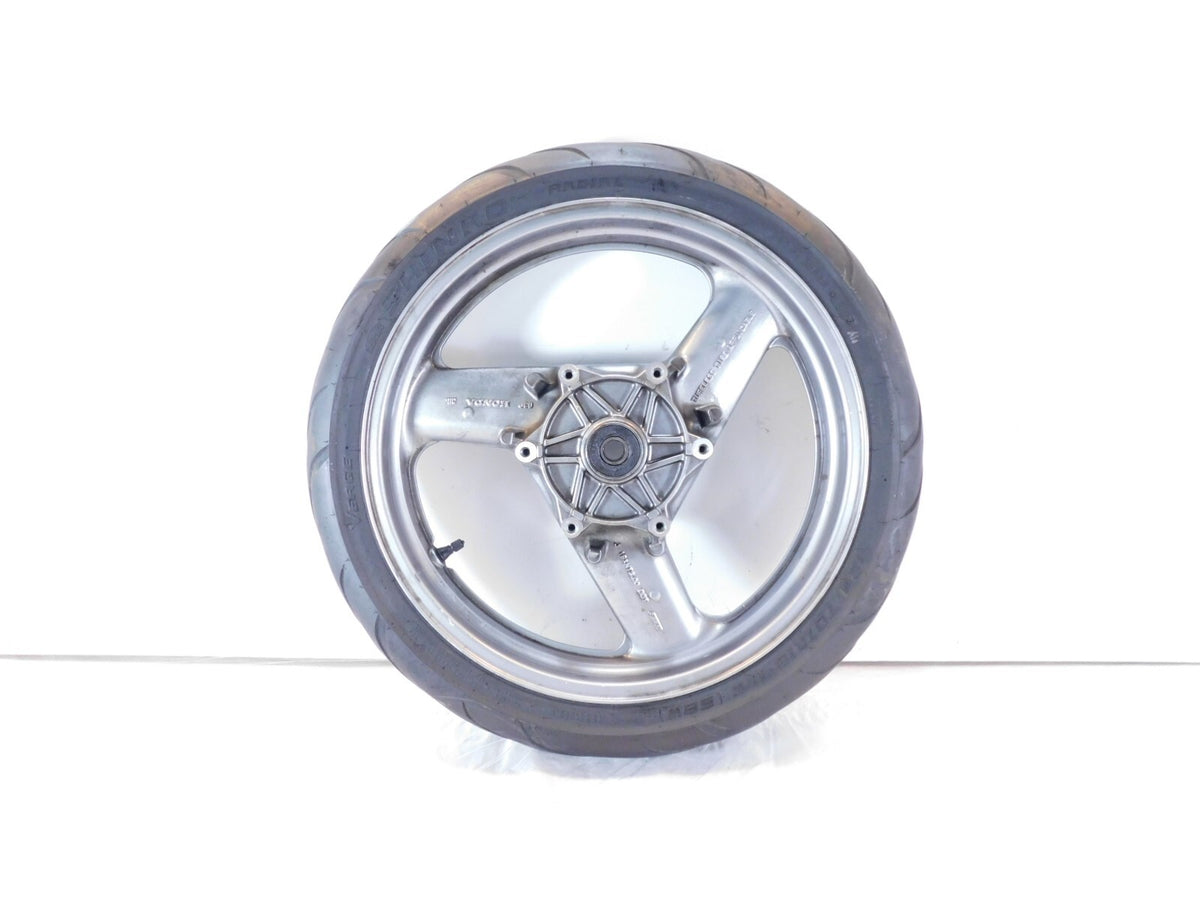 1991-2003 Honda ST1100 & ST1100P Police 1100 Silver Cast Front Wheel Rim w/ Tire - C3 Cycle