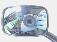 Harley Davidson FXR & Softail & Dyna & Sportster Left Black Rear View Mirror - C3 Cycle