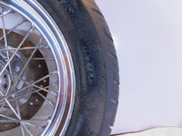 Harley Davidson Sportster 883 & 1200 Laced Rear Chrome Wheel Rim & Tire & Rotor - C3 Cycle
