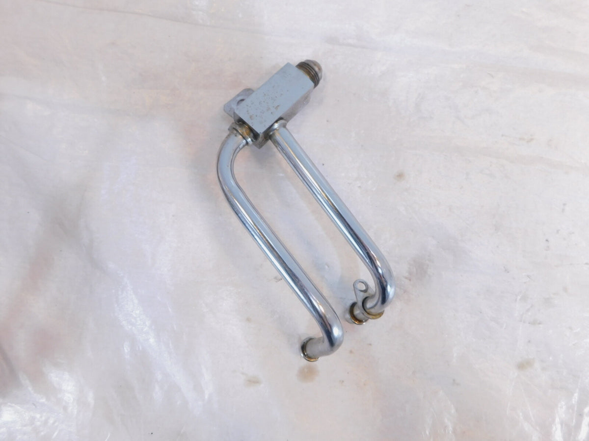 Victory Sport Deluxe & Standard V92 Cruiser Oil Cooler Manifold Pipe Lines