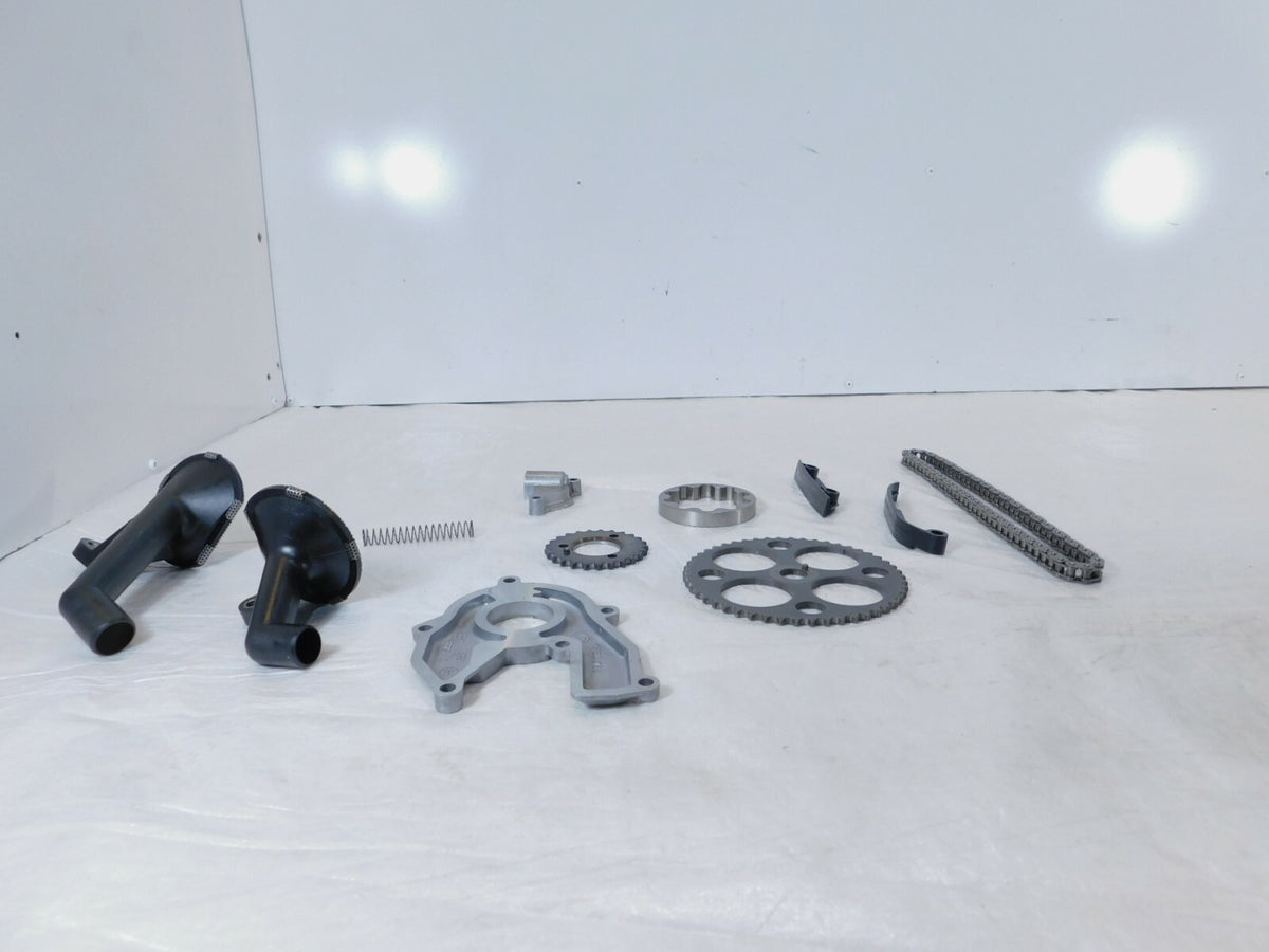 1998-2001 BMW R1100 R1100R Oil Pump Gears Sprockets Guides Strainers & Chain Lot - C3 Cycle