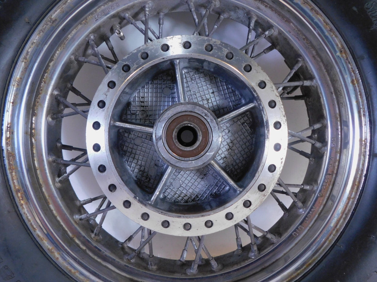 1998-2003 Honda VT750 Shadow 750 ACE Deluxe & Spirit Laced Rear Wheel Rim & Tire - C3 Cycle