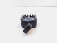 One Harley Davidson FXR Dyna Sportster & Softail Black Metal Footpegs Footrest - C3 Cycle