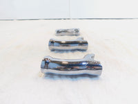 2005-2012 Harley Davidson Softail FLSTN Deluxe Chrome Handlebar Riser Brackets - C3 Cycle