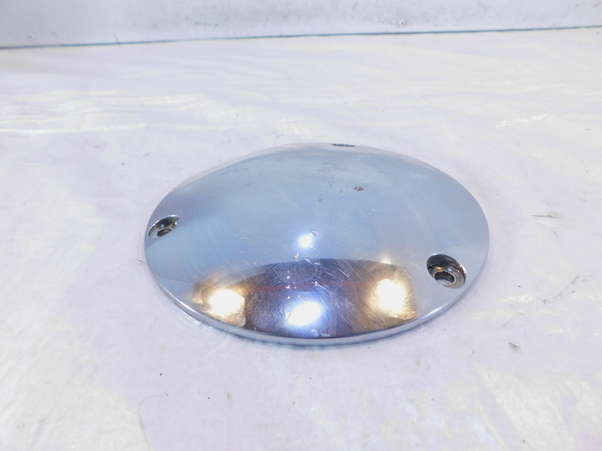 Harley Evo Softail Dyna & FXR Left Engine Motor Chrome Derby Clutch Cap Cover - C3 Cycle
