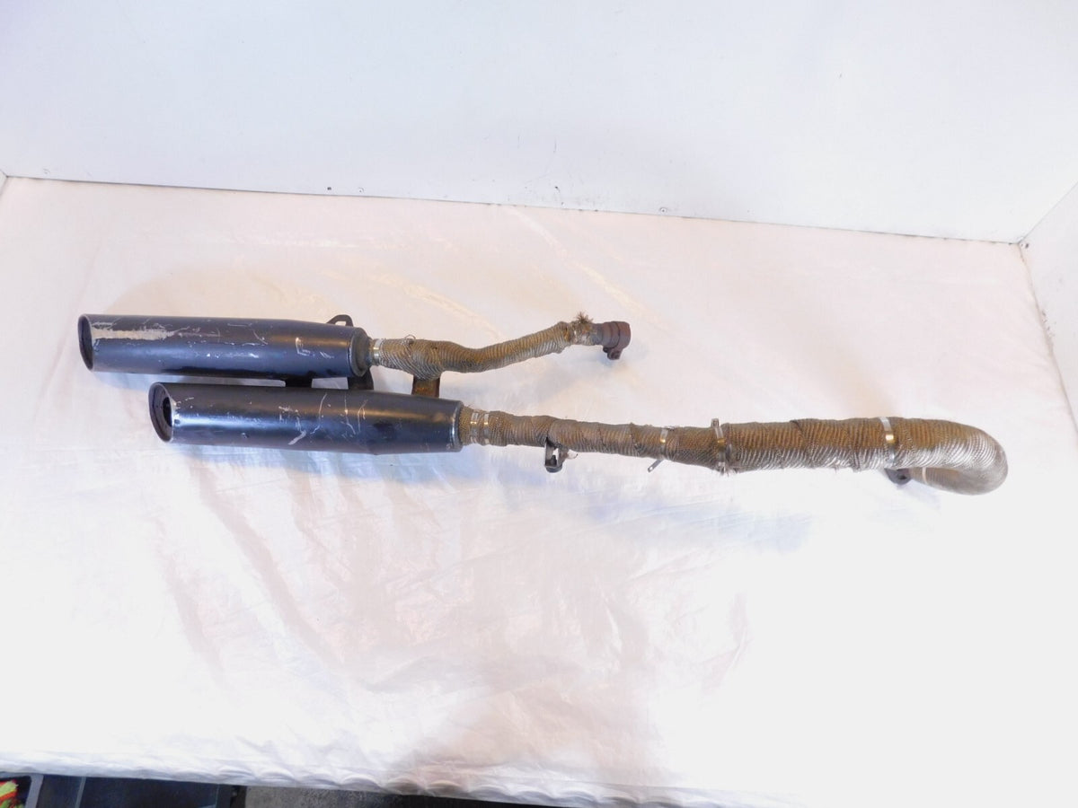 1994-2003 Honda VF750 VF750C Magna 750 Right Exhaust Header Pipes & Mufflers