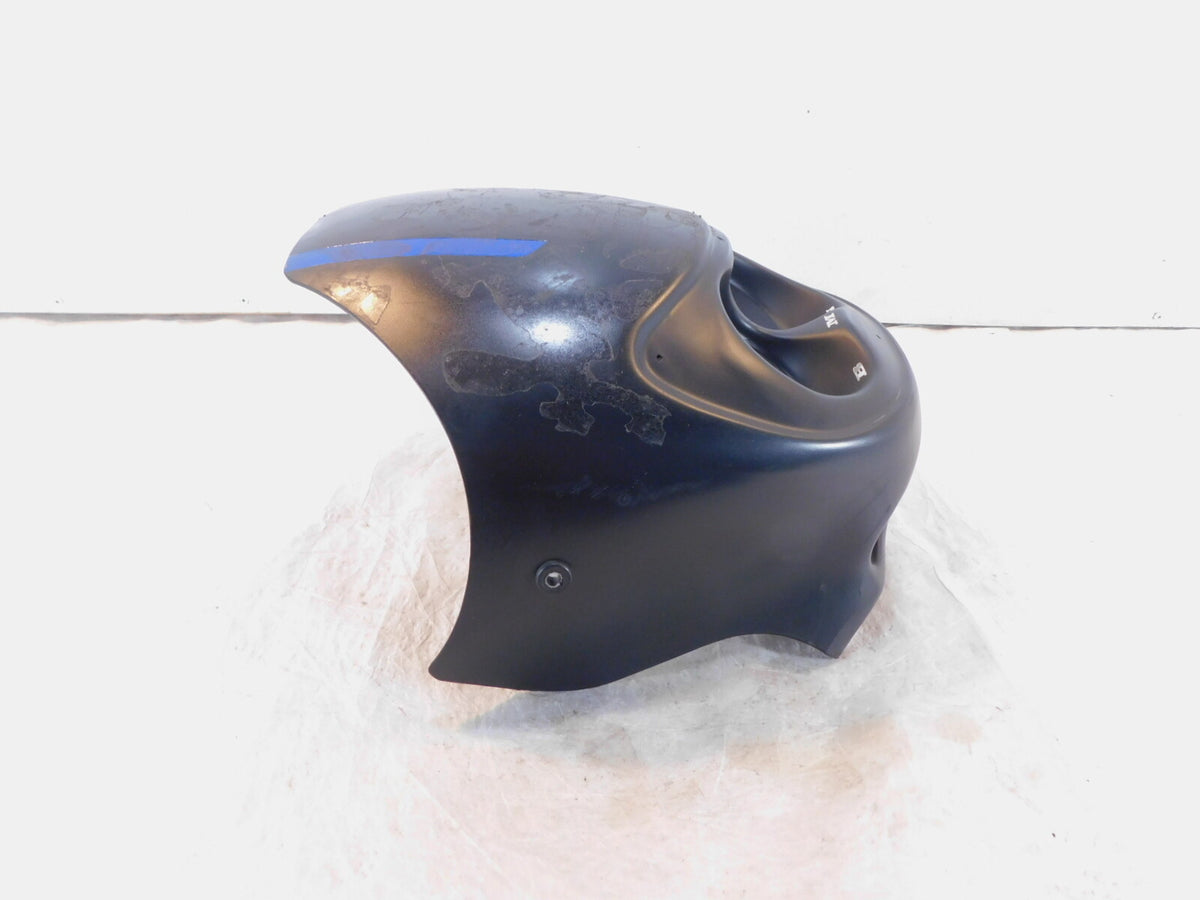 1985-2007 Yamaha V-Max VMX12 VMX1200 Black Front Cockpit Headlight Nose Fairing - C3 Cycle