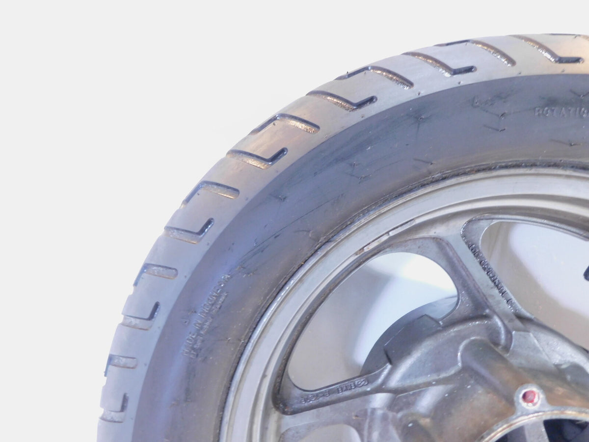 1994-2006 Kawasaki Concours 1000 ZG1000 Silver Cast Rear Wheel Rim & Tire - C3 Cycle
