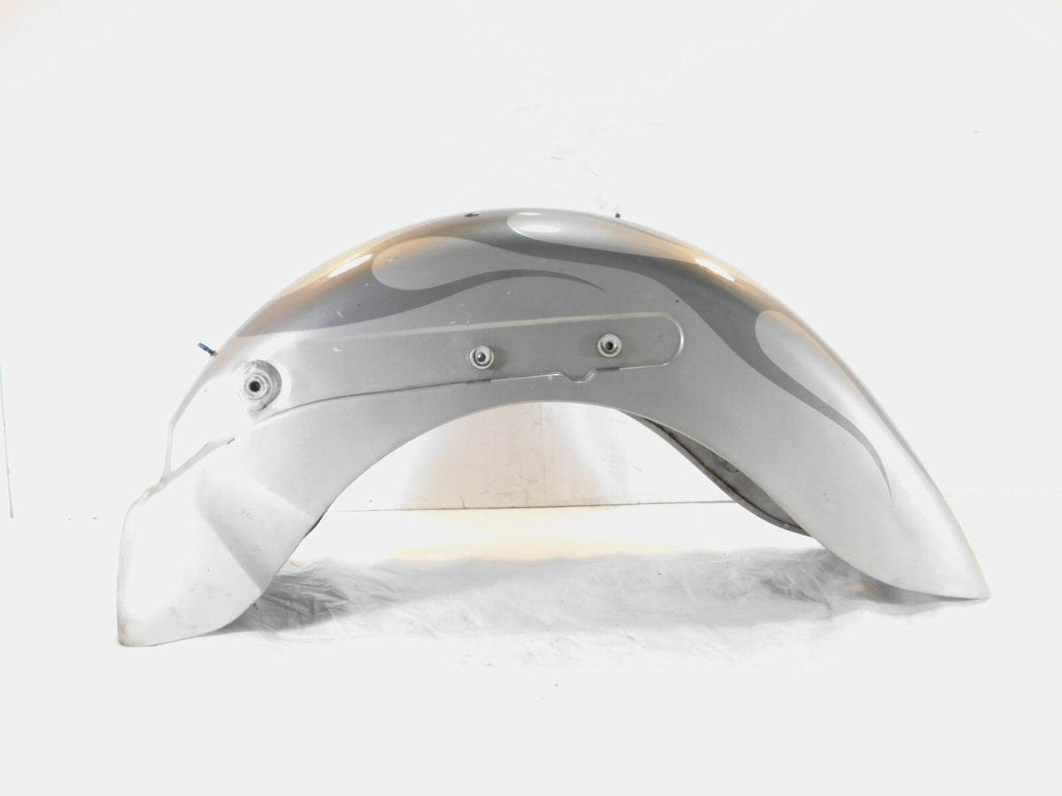 2000-2003 Honda VT1100C2 Shadow Sabre 1100 Gray Flames Rear Wheel Cover Fender - C3 Cycle