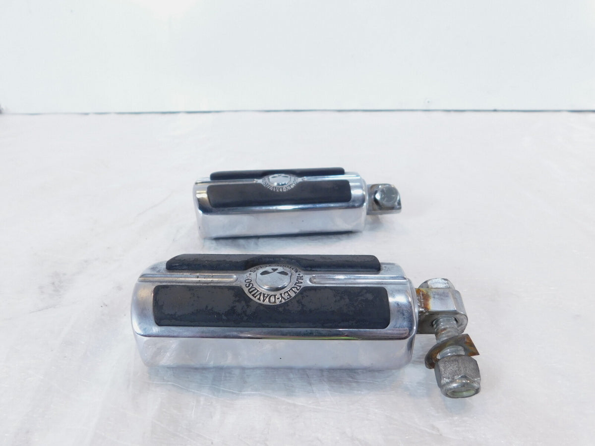 Harley Touring FXR Dyna Sportster & Softail Willie G. Skull Footpegs Footrests - C3 Cycle