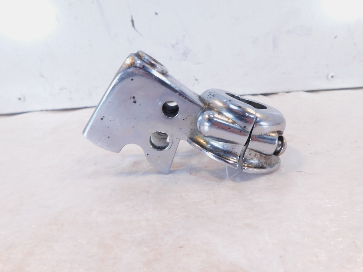 Harley Touring Dyna Softail & Touring Chrome Clutch Lever Perch Mount Bracket - C3 Cycle