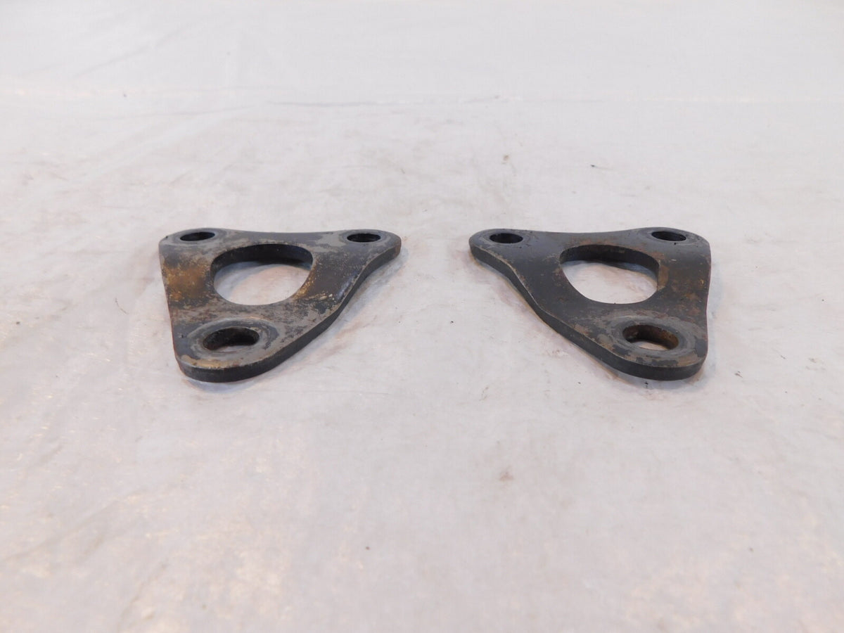 1982 82 Yamaha XJ750 Maxim 750 Black Front Left/Right Engine Mount Stay Brackets - C3 Cycle