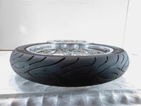 Harley Softail Night Train Deuce Dyna Wide Glide 19" Laced Front Wheel Rim -Bent - C3 Cycle