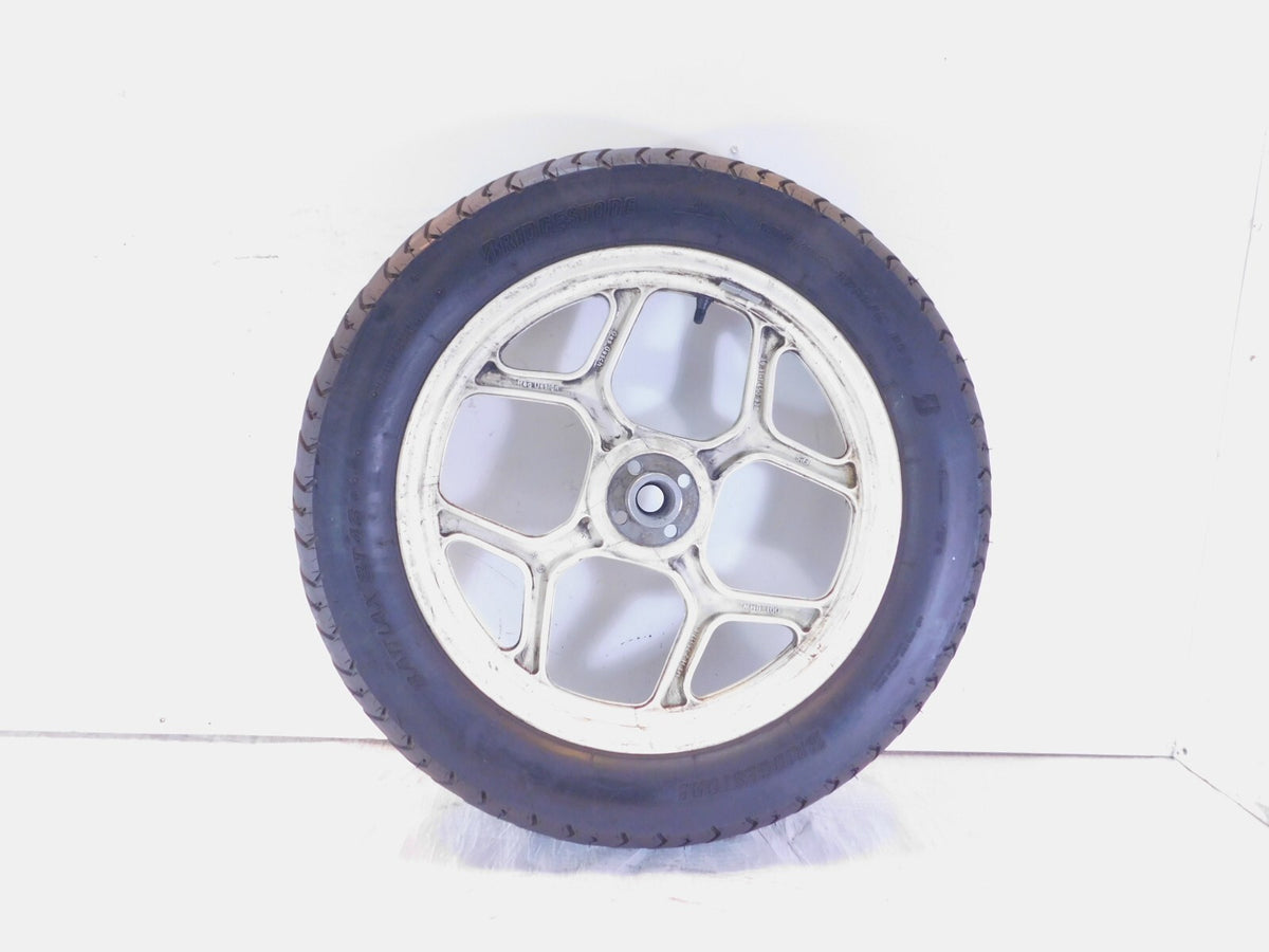 BMW K75 K75S K75RT K75T & K100 K100LT K100RS Silver Cast Rear Wheel Rim 2.75x17" - C3 Cycle