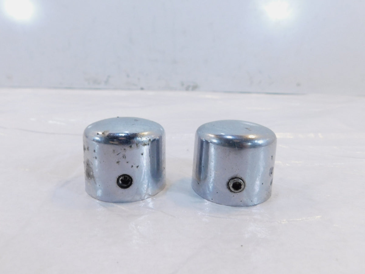 Harley Davidson Touring Dyna Softail Sportster Chrome Front Axle Nut Covers - C3 Cycle