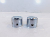 Harley Davidson Touring Dyna Softail Sportster Chrome Front Axle Nut Covers - C3 Cycle