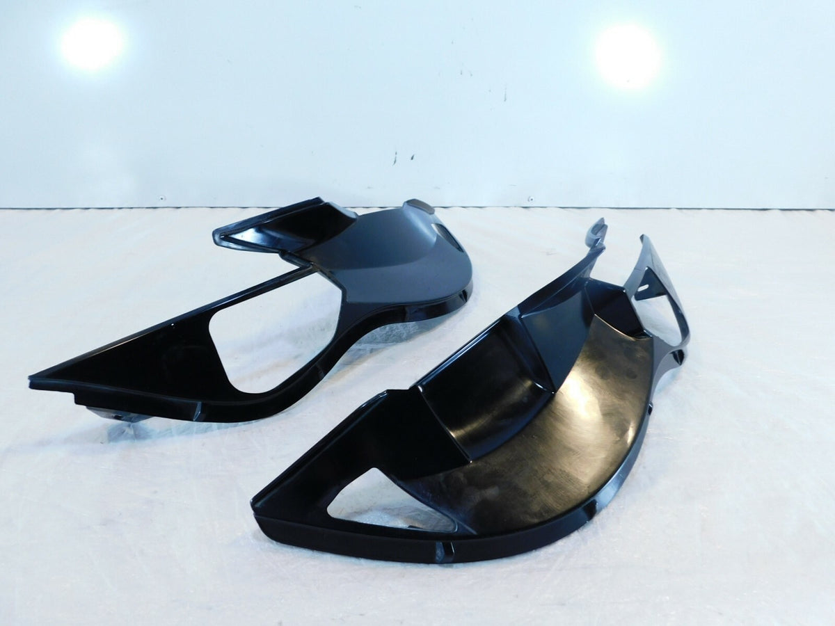2008 08 Victory Vision Left/Right Black Hand Rail & Saddlebag Cover Fairing Trim - C3 Cycle
